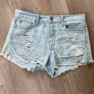 American Eagle Outfitters Hi-rise festival shorts